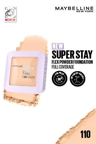 Maybelline Super Stay Flex Powder Foundation 9g 110