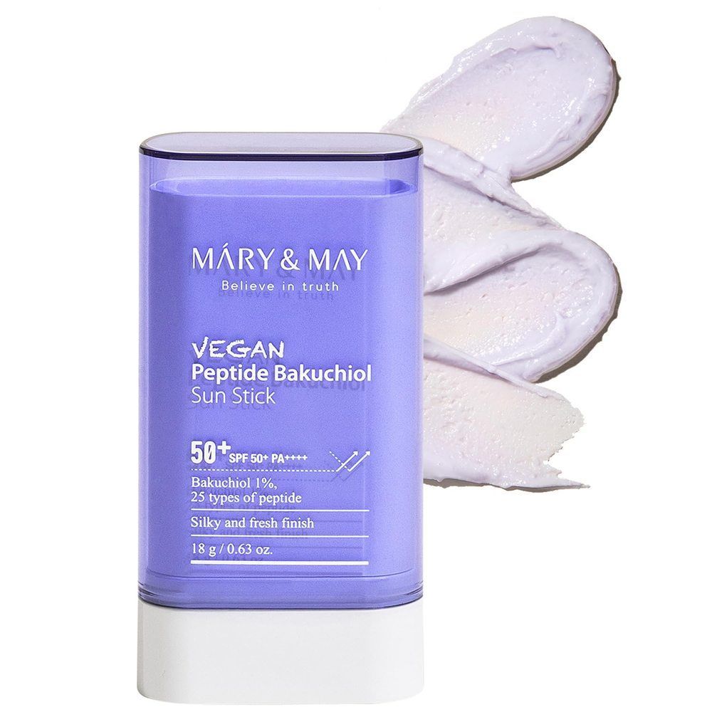 Mary&May Vegan Peptide Bakuchiol Sun Stick SPF50+ PA++++ 18g