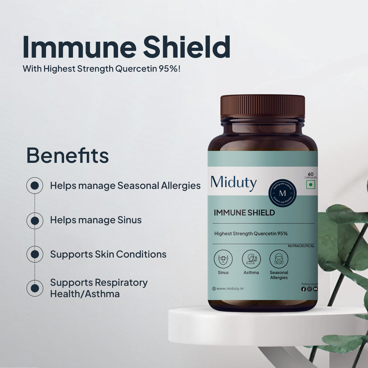 Miduty Immune Shield | Quercetin 95%