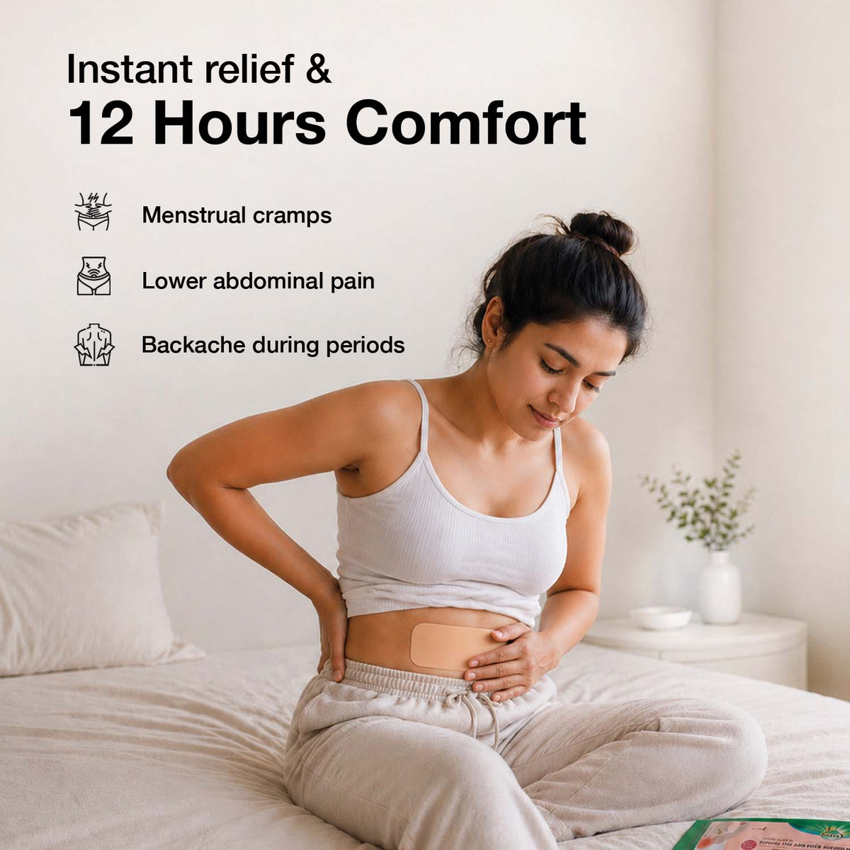 Zandu-O Zandu Pain Relief Patch for Cramps 5 Patches X 2U