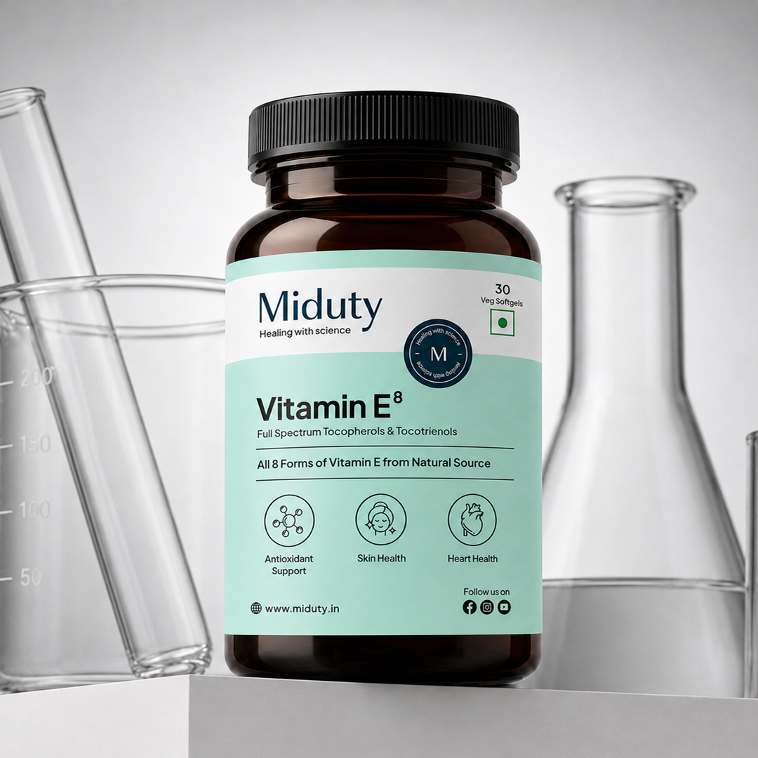Miduty Vitamin E⁸ | Formerly known as Tocopherols & Tocotrienols