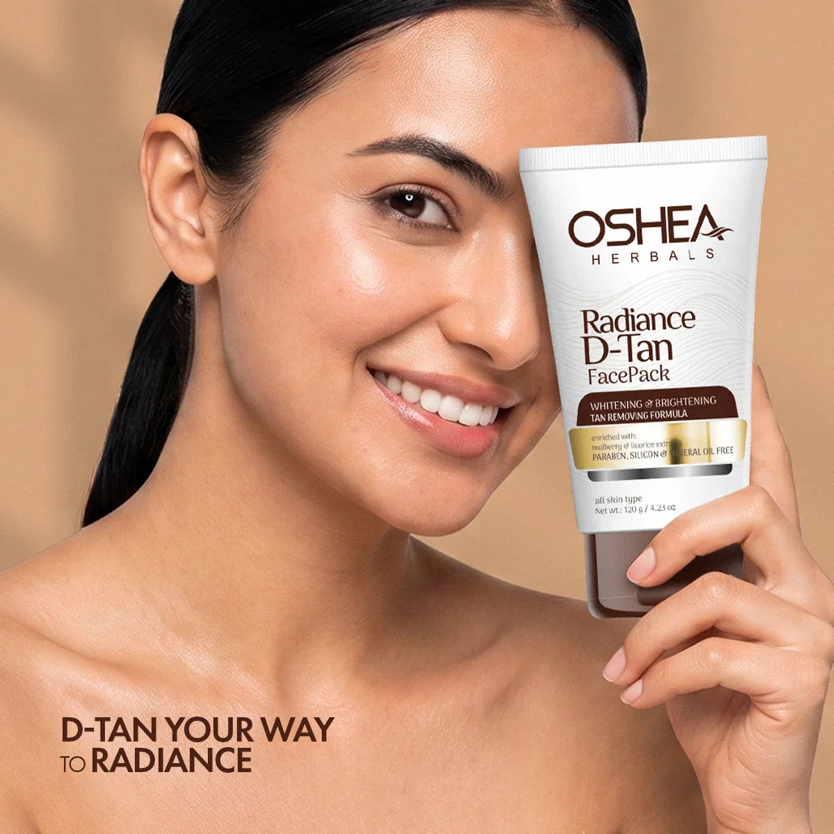 Oshea Herbals Radiance D-Tan Face Pack 120g
