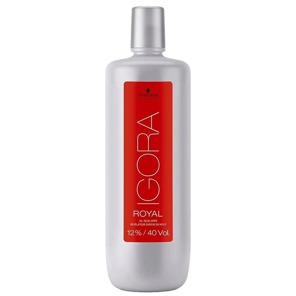 SCHWARZKOPF PROFESSIONAL IGORA ROYAL HAIR COLOR SCHWARZKOPF IGORA 12% OIL DEVELOPER 40VOL 1000ml