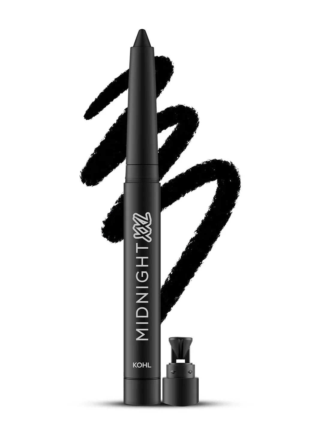 RENEE Midnight XXL Waterproof & Smudge-proof Kohl With Sharpener 1.5g Black