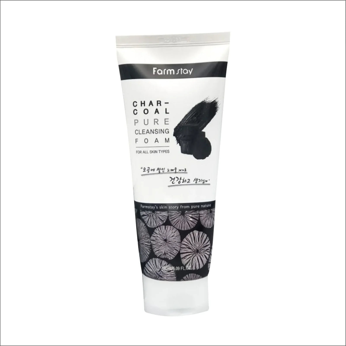 FARMSTAY Char-Coal Pure Cleansing Foam 180ml