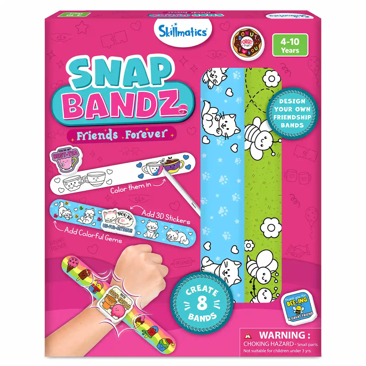 Skillmatics Snap Bandz: Friends Forever | DIY Art & Craft Activity (ages 4-10)
