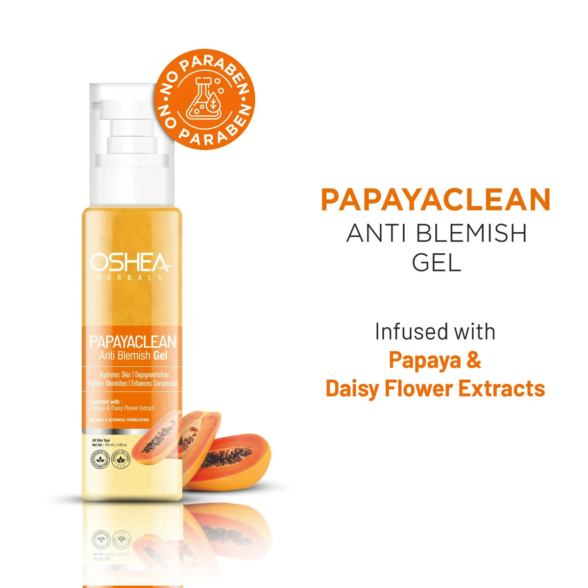 Oshea Herbals Papayaclean Anti Blemish FaceScrub 100g