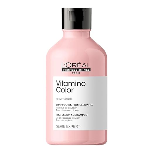 Loreal Paris Proffessional L'OREAL PROFESSIONNEL PARIS Vitamino Color Shampoo For Coloured Hair, 300Ml|Professional Color Protect Shampoo |Coloured Protection S