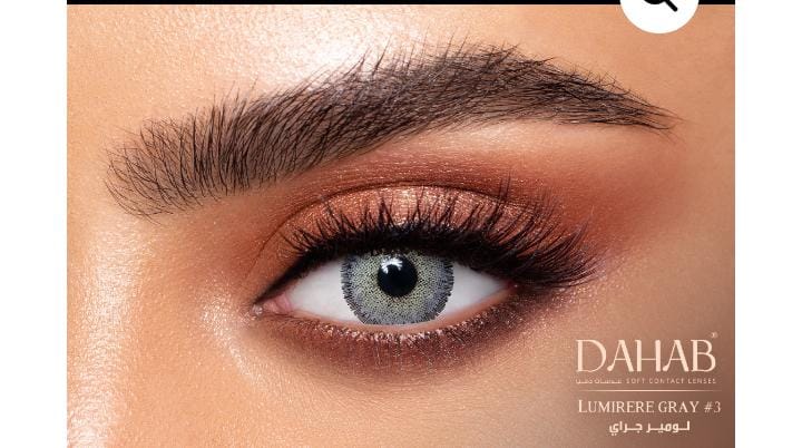Dahab Daily Soft Contact Lenses Dahab 10Ea Soft Contact Lenses Lumirere Hazel, Solitaire, Sabrin Gray Green, Sky, Cat Eye SPH 0.00