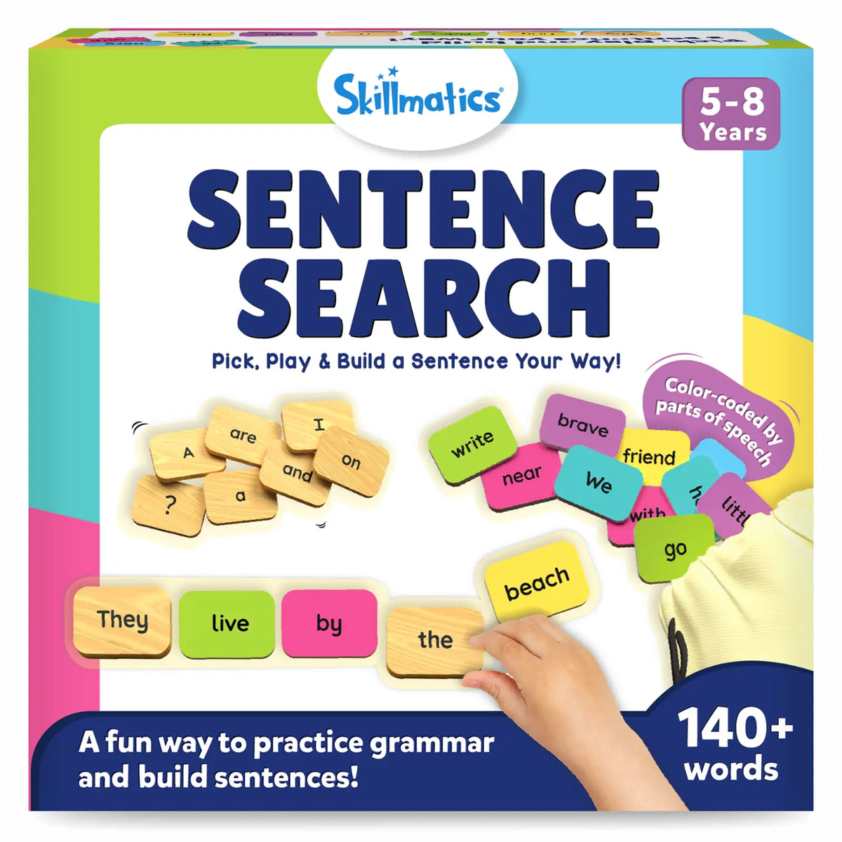Skillmatics Sentence Search | Sentence Building Activity (ages 5-8)