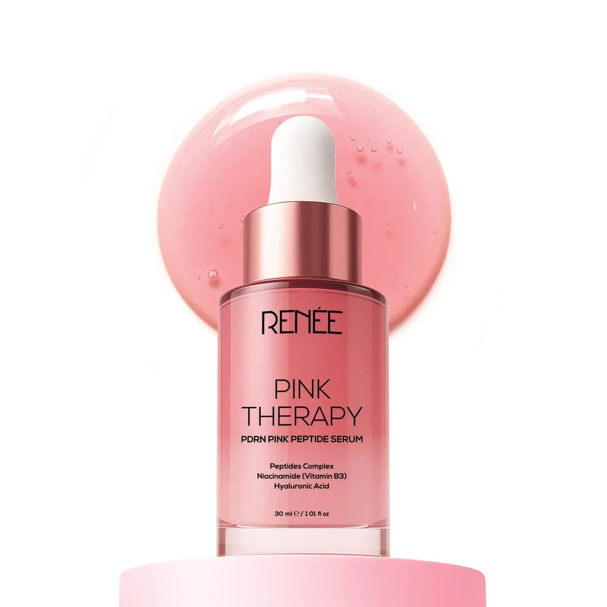 RENEE Pink Therapy PDRN Pink Peptide Serum For Hydrated & Radiant Skin 30ml