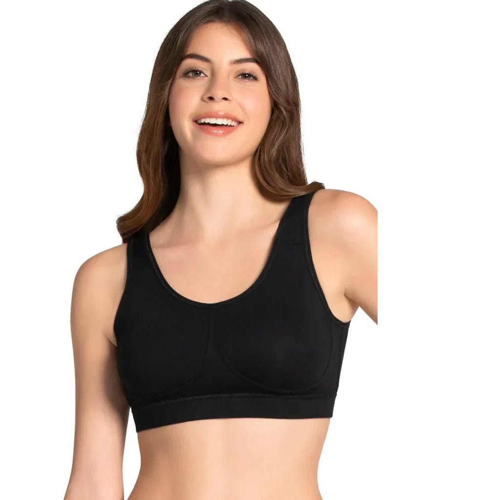 AMANTE BRA78901 All Day at Home Bra BLACK / S