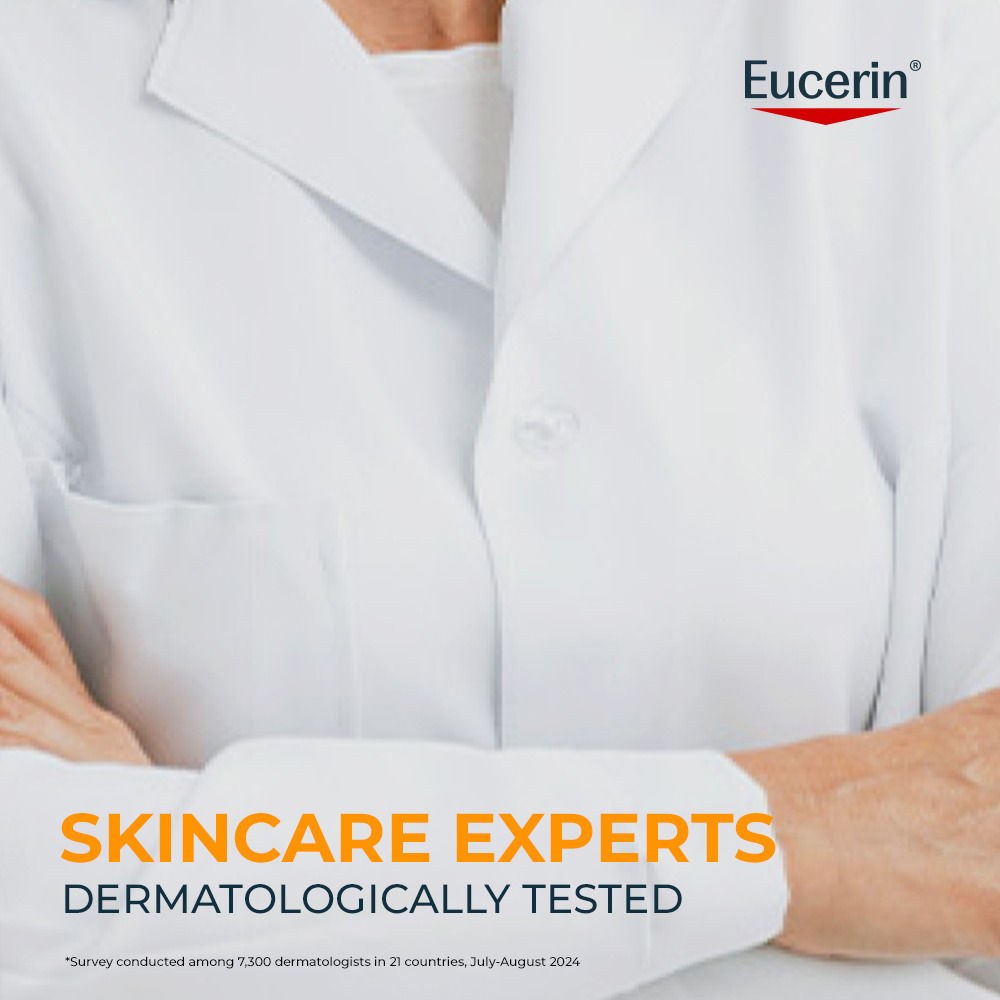 Eucerin Pigment Control Sunscreen Fluid SPF50+ Has Thiamidol Prevent & Reduce Darkspot Is Nonsticky (50ml)