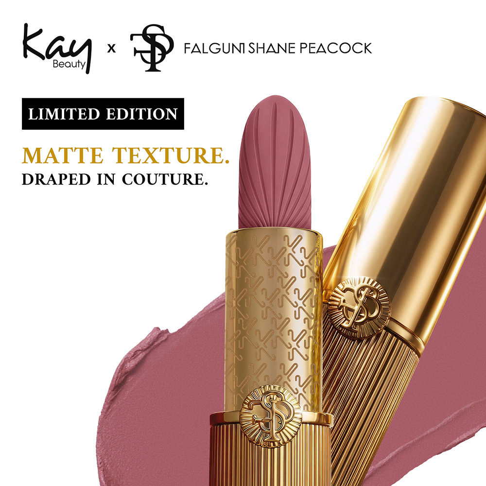 Kay Beauty x Falguni Shane Peacock Luxe Matte Lipstick - Champagne Brocade (4.2g)