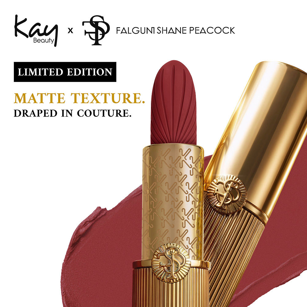 Kay Beauty x Falguni Shane Peacock Luxe Matte Lipstick - Rani Rose (4.2g)