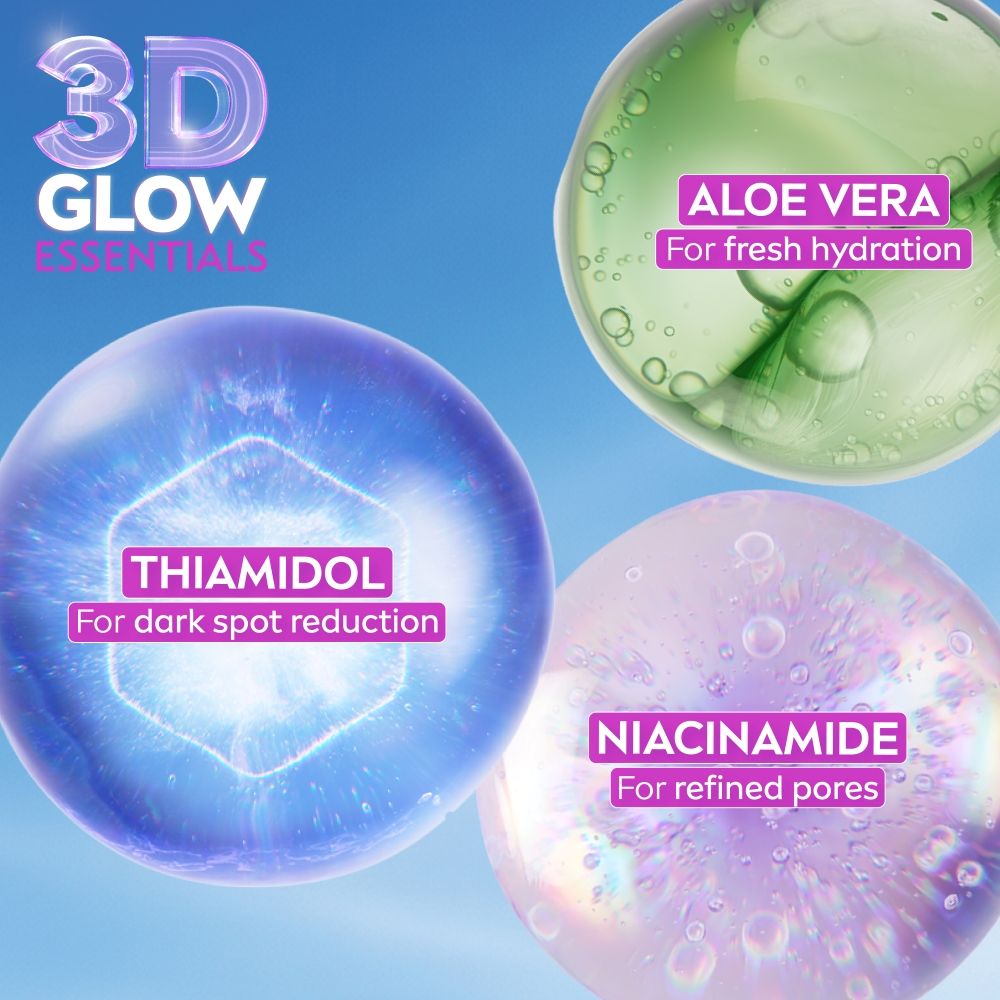 NIVEA Luminous Even Glow Brightening Face Serum with Niacinamide, Thiamidol 60X Vitamin C, Aloevera (30ml)