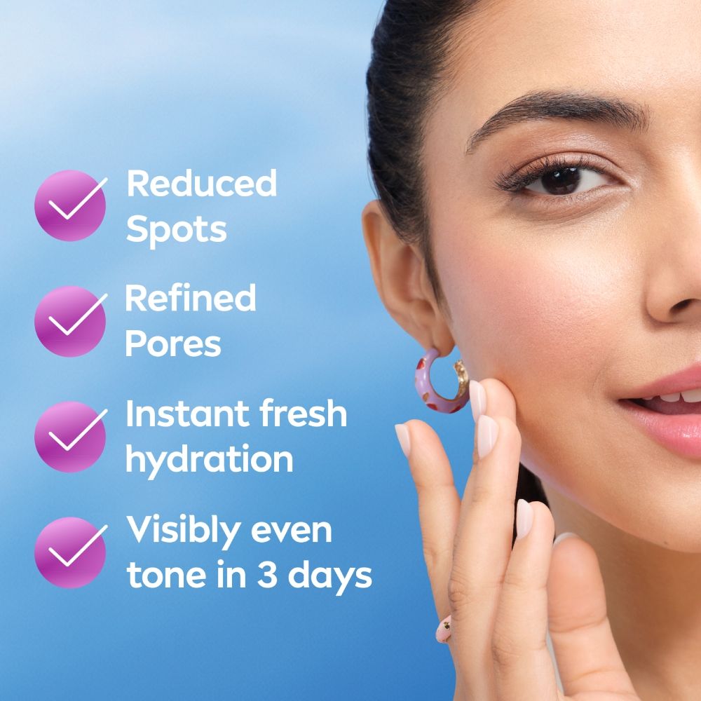 NIVEA Luminous Even Glow Brightening Face Serum with Niacinamide, Thiamidol 60X Vitamin C, Aloevera (30ml)