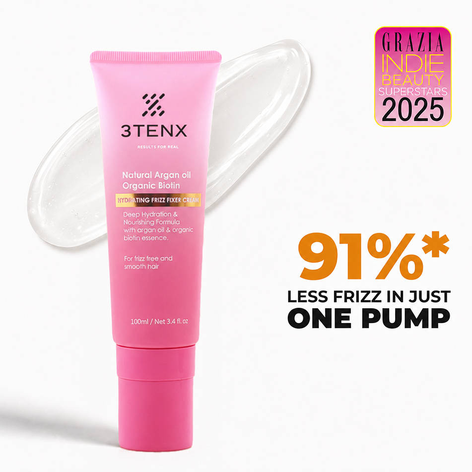 3TENX Hydrating Frizz Fixer Cream for Smooth, Frizz-Free Hair