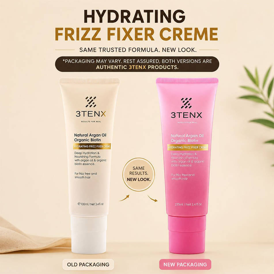 3TENX Hydrating Frizz Fixer Cream for Smooth, Frizz-Free Hair