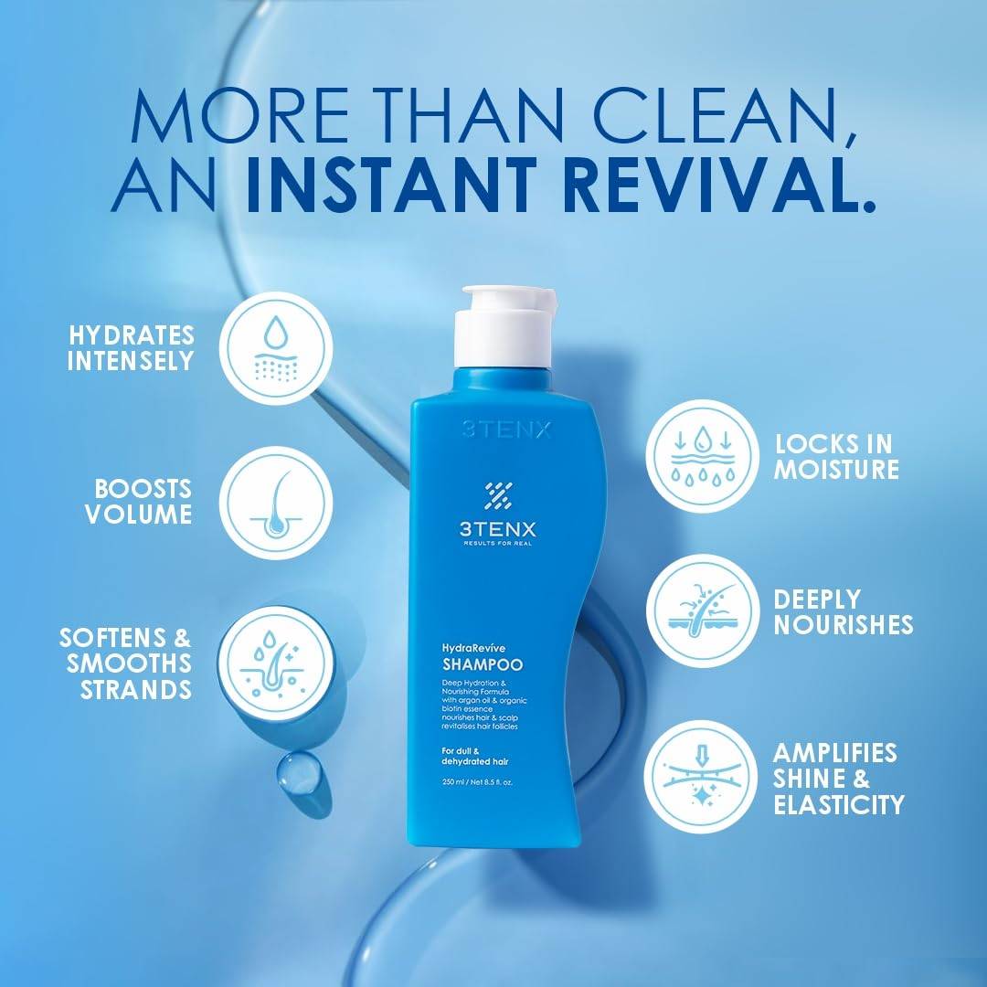 3TENX HYDRAREVIVE Shampoo + Conditioner - Combo