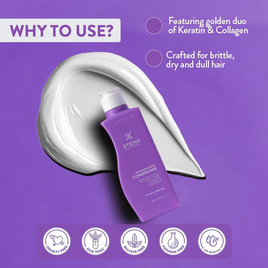 3TENX ULTIMATE REVITALIZE Shampoo + Conditioner