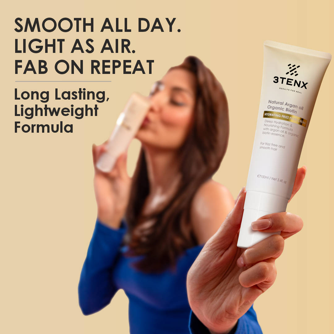 3TENX HYDRAREVIVE Shampoo + Conditioner + Frizz Fixer Cream - Combo