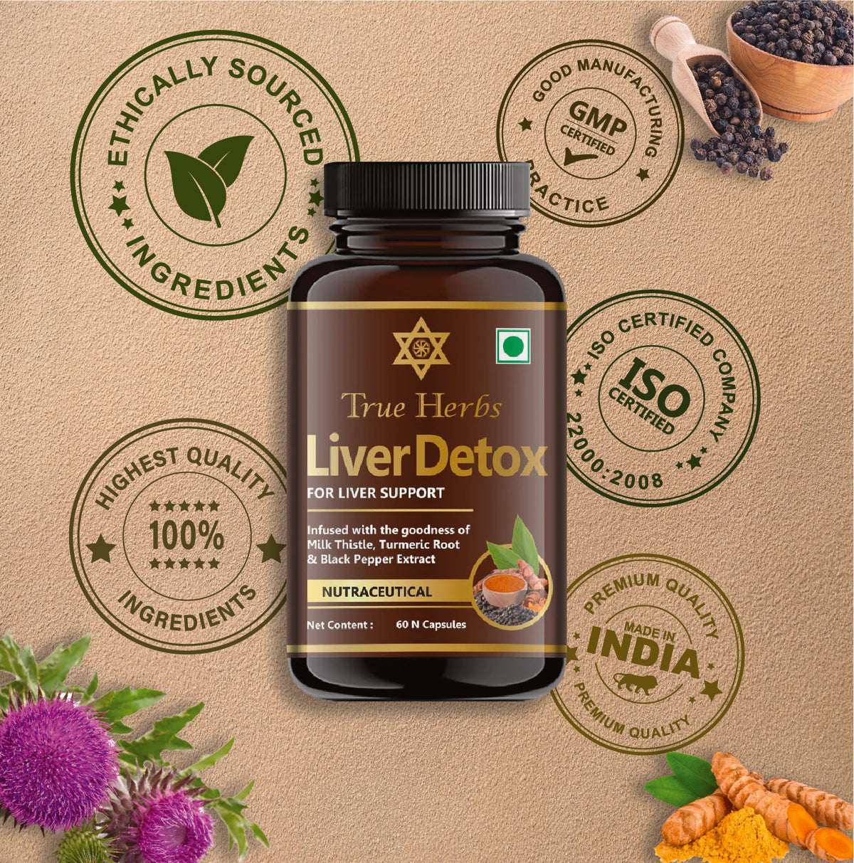 True Herbs Liver Detox by Suwasthi