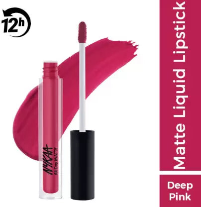 Nykaa All Day Matte Waterproof, Transfer Proof, 12H Liquid Lipstick 2.1ml Home Girl