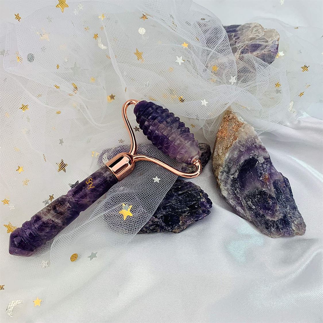 Skin And You Skinn And You Amethyst Spiked Head Roller face roller