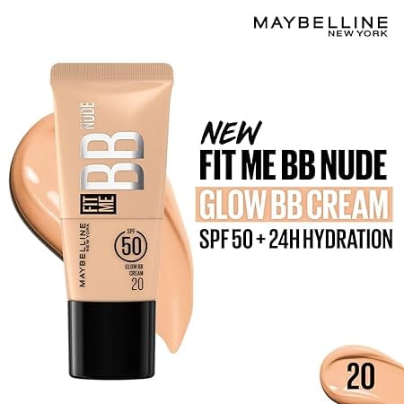 Maybelline New York - Fit Me BB Nude Spf 50 Glow BB Cream (25ML)