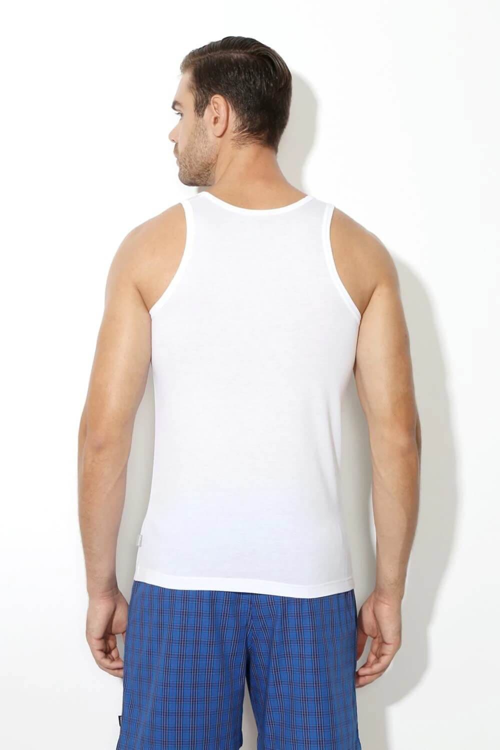 VanHeusen - Platinum Sleeveless Undershirt (#10071 - 02N) - White