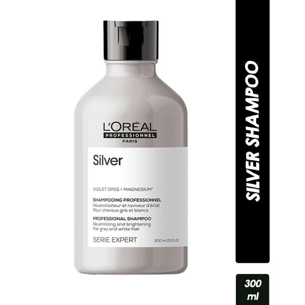 Loreal Professionnel - Silver Violet Dyes + Magnesium Hair Shampoo (300mL)