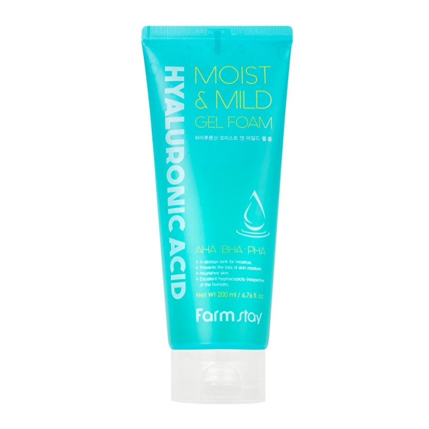Farm stay - Hyaluronic Acid Moist & Mild Gel Foam (200mL)