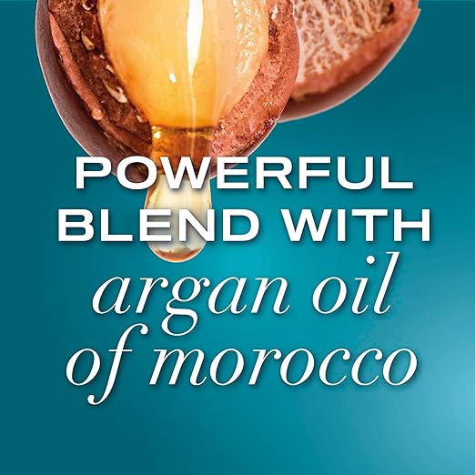 OGX Renewing + Argan Oil of Morocco Hydrating Hair Conditioner, Cold-Pressed Argan Oil to Help Moisturize, Soften & Strengthen Hair, Paraben-Free with Sulfate-F