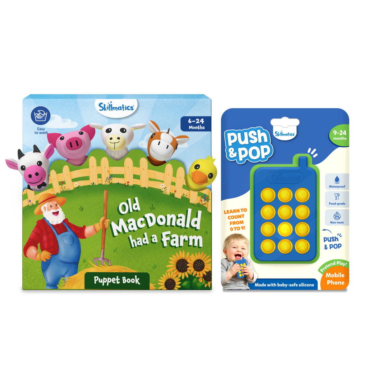 Skillmatics Sensory Giggles Bundle (6-24 months)