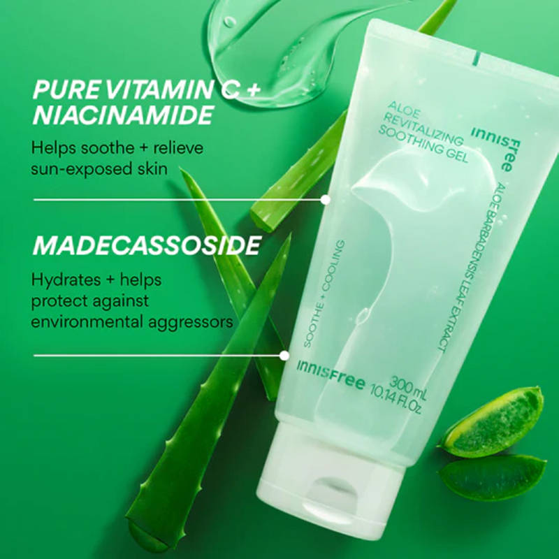 Innisfree Aloe Vera Revital Soothing Gel - Cooling & Refreshing Care