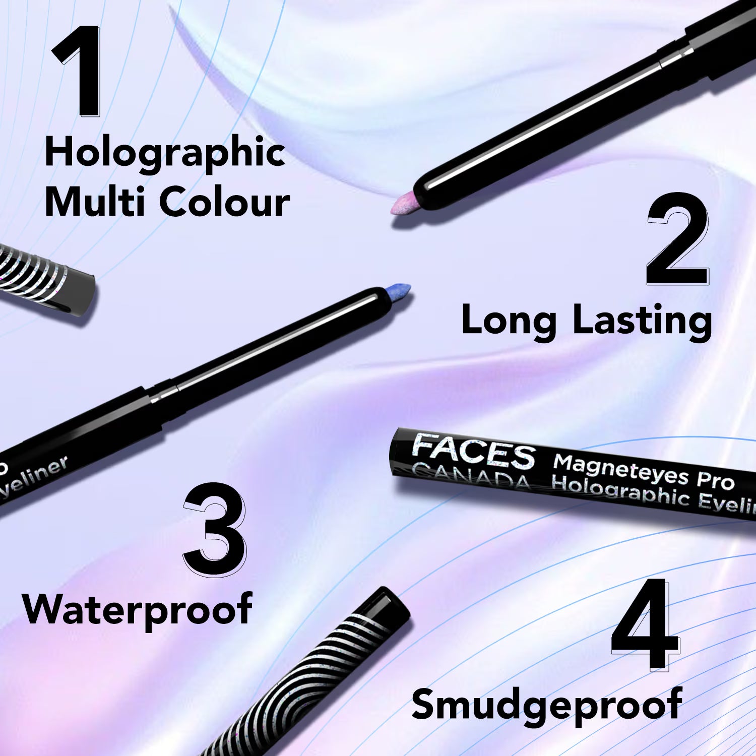 Faces Canada - Magneteyes Pro Holographic Eyeliner (0.25g)