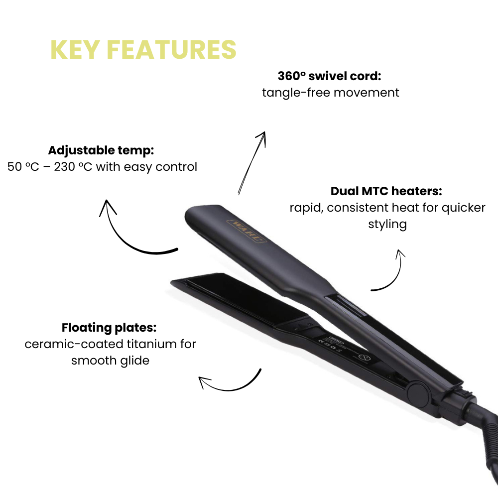 Wahl Professional Smart Touch 2 Inch Styler Straighteners