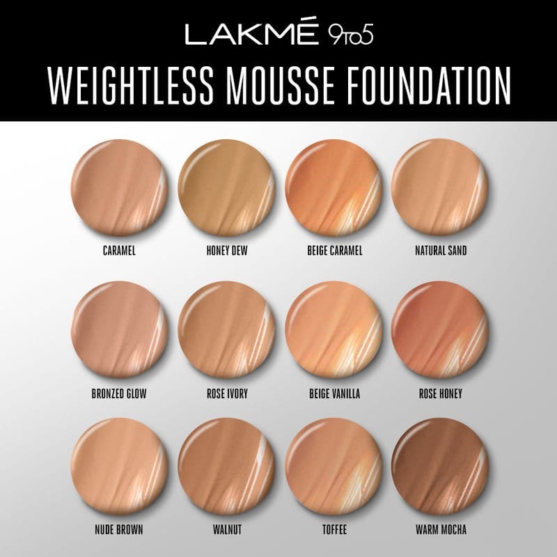 Lakme - 9 to 5 Powerplay Mousse Foundation (25g)