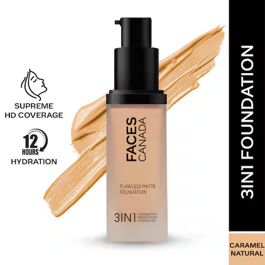 Faces - Canada Flawless Matte Foundation HR Hydration+SPF 18 (30 ml)