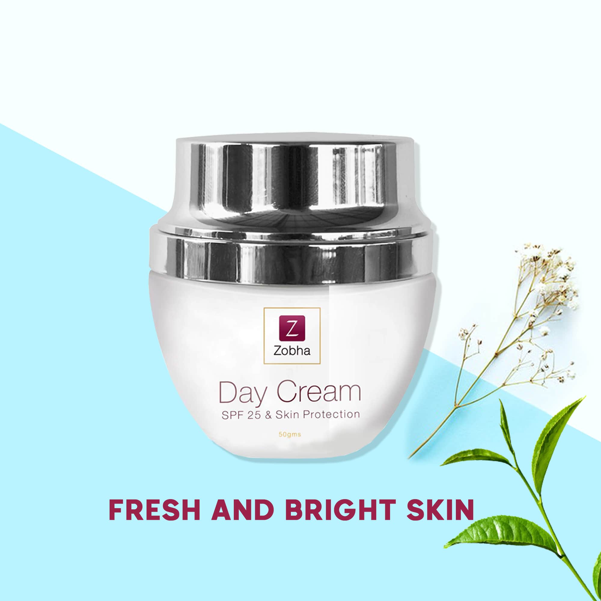 ZOBHA - DAY CREAM WITH SPF 25 & SUN PROTECTION (50g)
