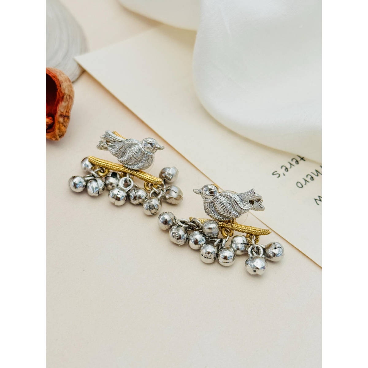 Abdesigns German Silver Plated Earrings