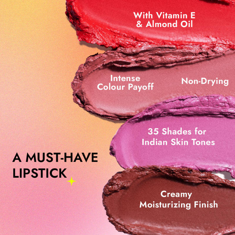 Nykaa Cosmetics So Creme! Creamy Matte Lipstick - Shade Names N–Z