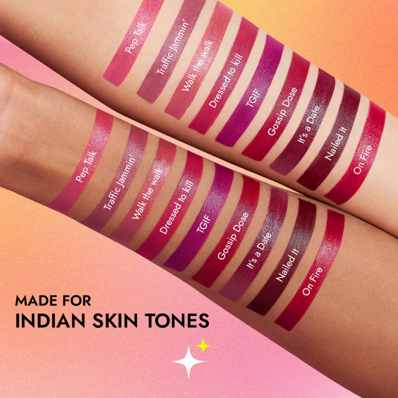 Nykaa Cosmetics So Creme! Creamy Matte Lipstick - Shade Names N–Z