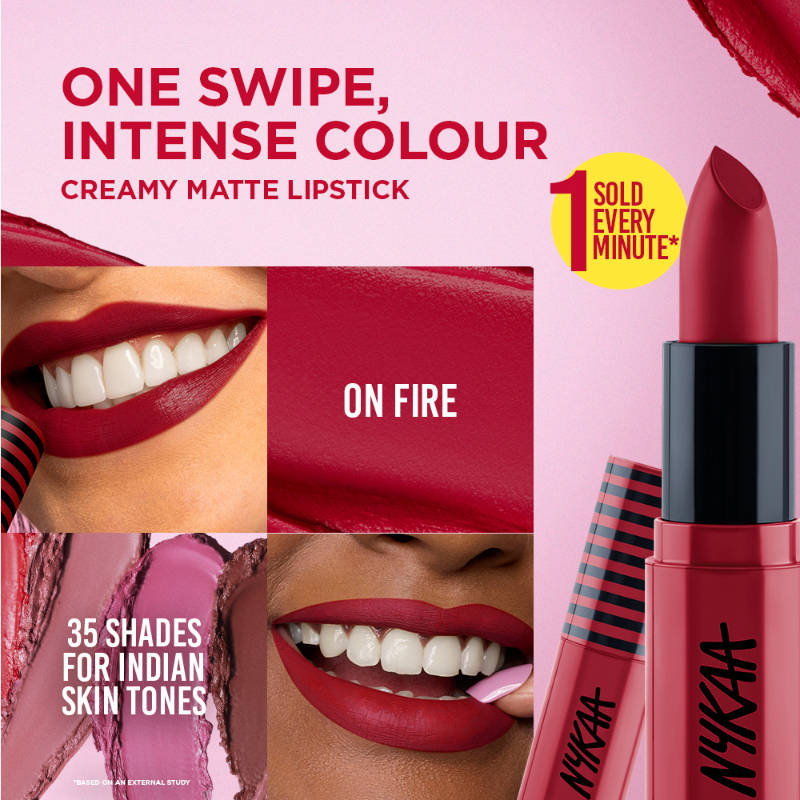 Nykaa Cosmetics So Creme! Creamy Matte Lipstick - Shade Names N–Z