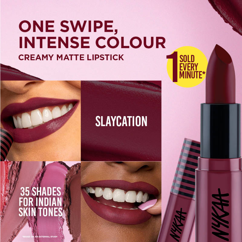 Nykaa Cosmetics So Creme! Creamy Matte Lipstick - Shade Names N–Z