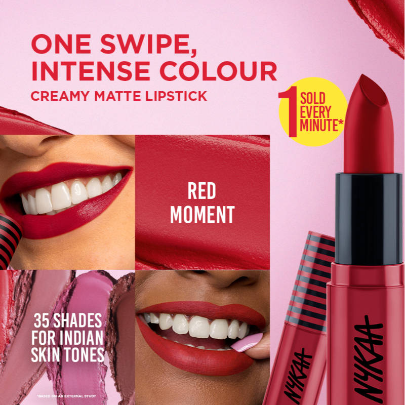 Nykaa Cosmetics So Creme! Creamy Matte Lipstick - Shade Names N–Z