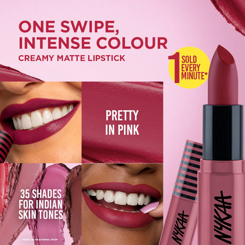 Nykaa Cosmetics So Creme! Creamy Matte Lipstick - Shade Names N–Z