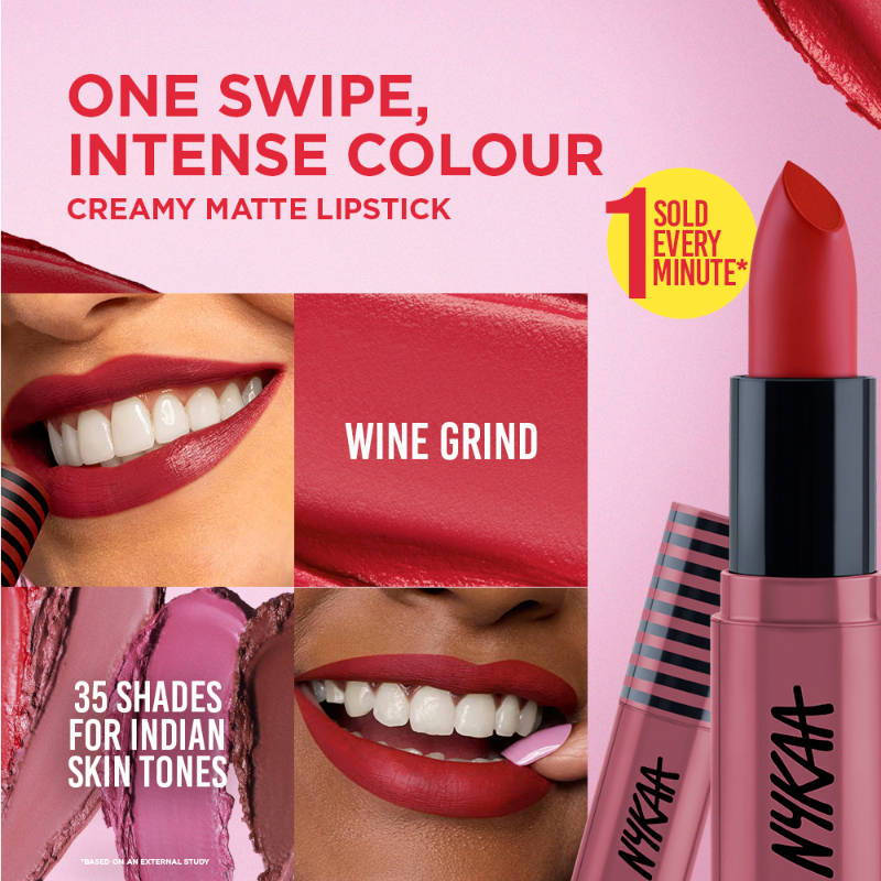 Nykaa Cosmetics So Creme! Creamy Matte Lipstick - Shade Names N–Z