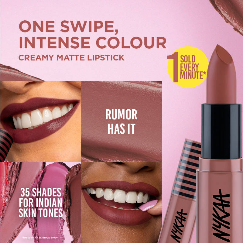 Nykaa Cosmetics So Creme! Creamy Matte Lipstick - Shade Names N–Z